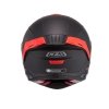 Kask Motocyklowy NZI Wake Stream Booster Solid Nouveau Black Red Matt